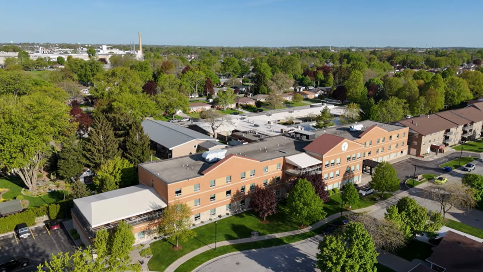 Areal view of the Leamington Mennonite Home