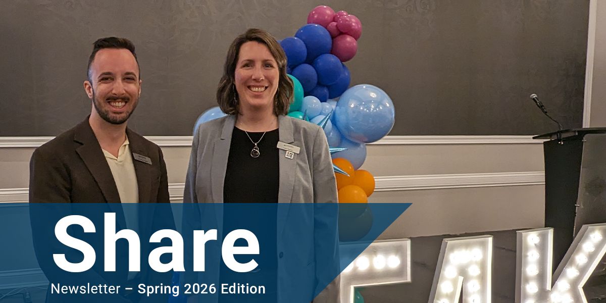 Kindred Credit Union - Share Newsletter Spring 2026 - Donovan Gerber and Kate Pearce