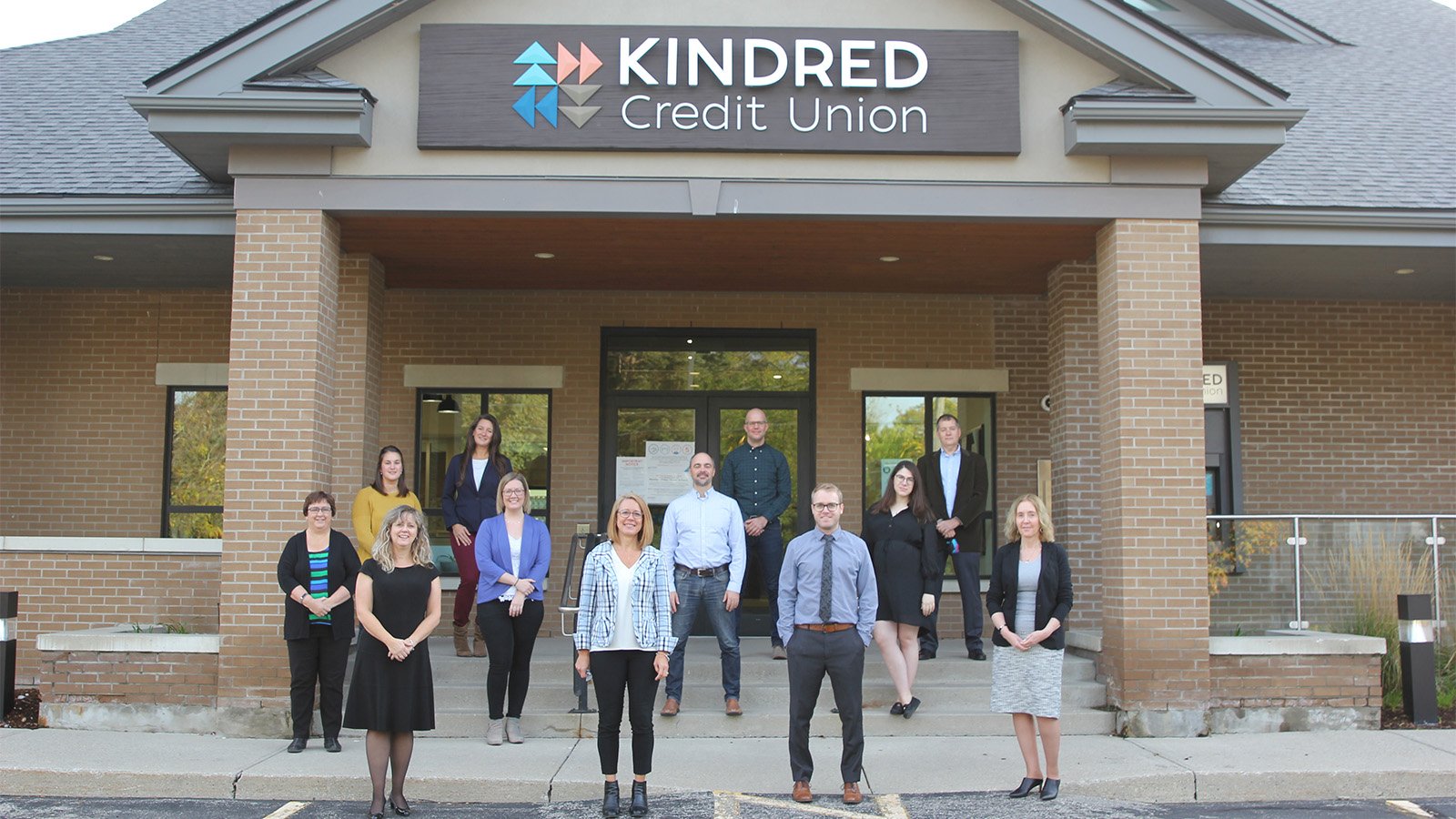 Kindred Credit Union Waterloo Branch and Staff